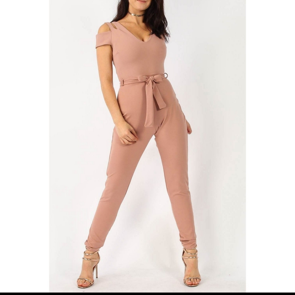 V-neck Jumpsuit